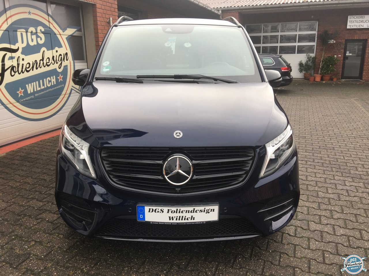 Vollfolierung - Mercedes V Klasse - DGS-Wrapping & Foliendesign